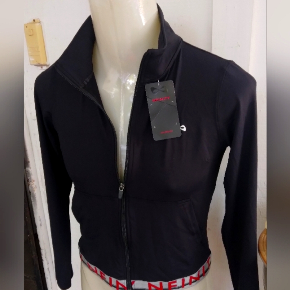 Nfinity Performance Jacket Black and(Red) letters New with Tag